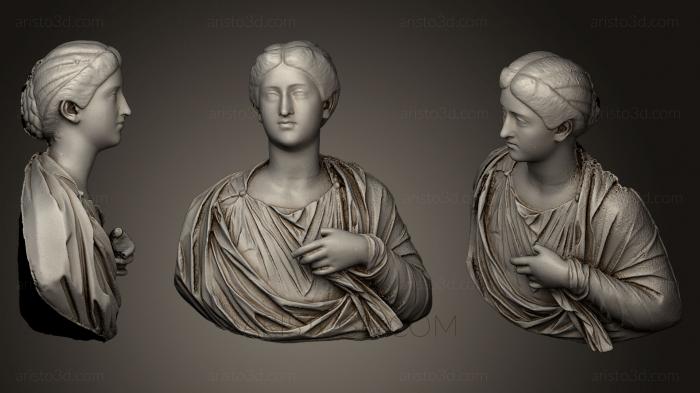 Busts and heads antique and historical (BUSTA_0335) 3D model for CNC machine